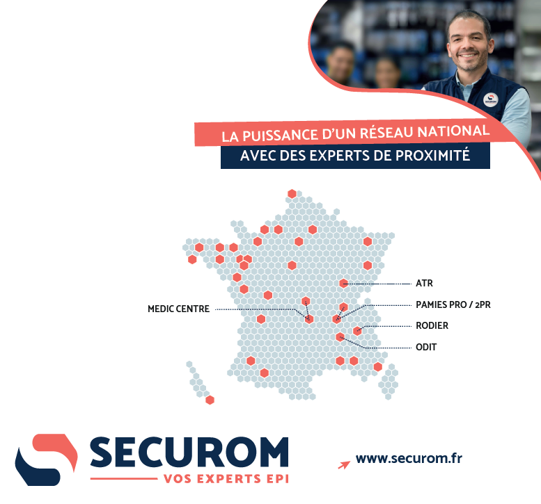 Carte des points de vente SECUROM