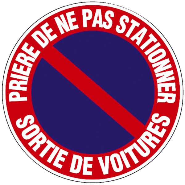 Image du produit : Disque d'interdiction