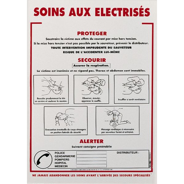 Image du produit : Affichage des consignes de sécurité