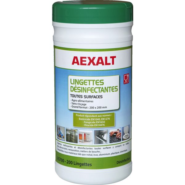 Image du produit : Lingettes désinfectantes Alcobaex 