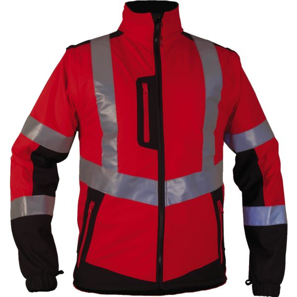 Veste softshell 2 en 1 hivi jaune fluo/marine SINGER VILMA02 taille M