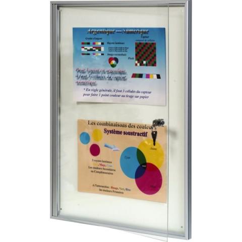 Image du produit : Vitrine d'affichage intérieur extra-plate